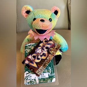 NWT Liquid Blue Grateful Dead collection “Vegas” bear!!